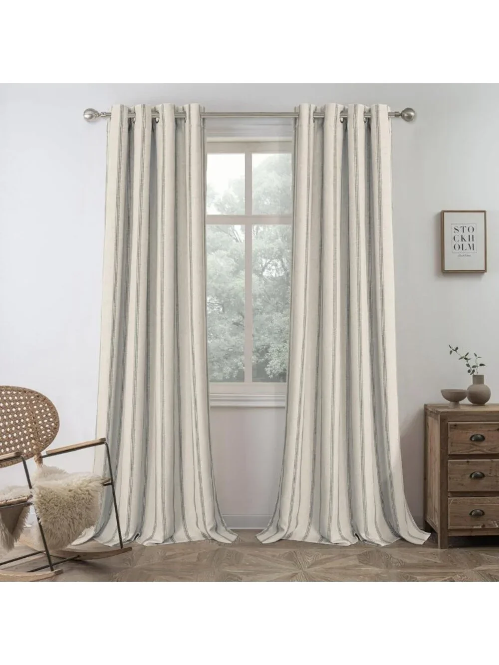Farmhouse Linen Blackout Curtains - 84